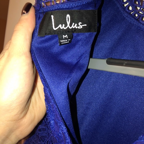 Blue Lulu Dress NEVER WORN - Picture 4 of 4